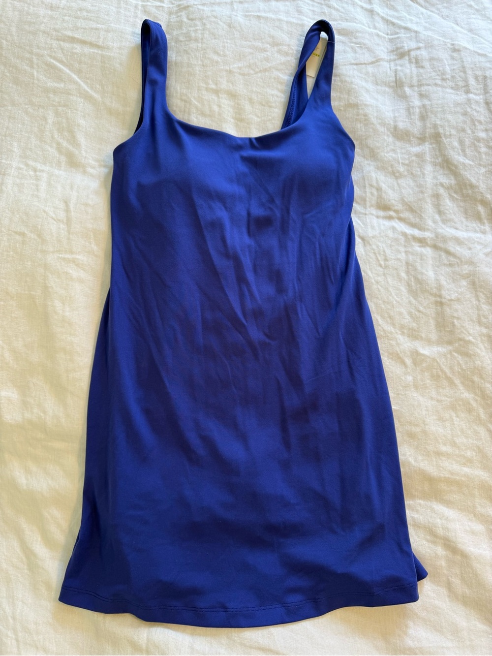 Sleek Cobalt Tank Dress - Women's Camisole Dress